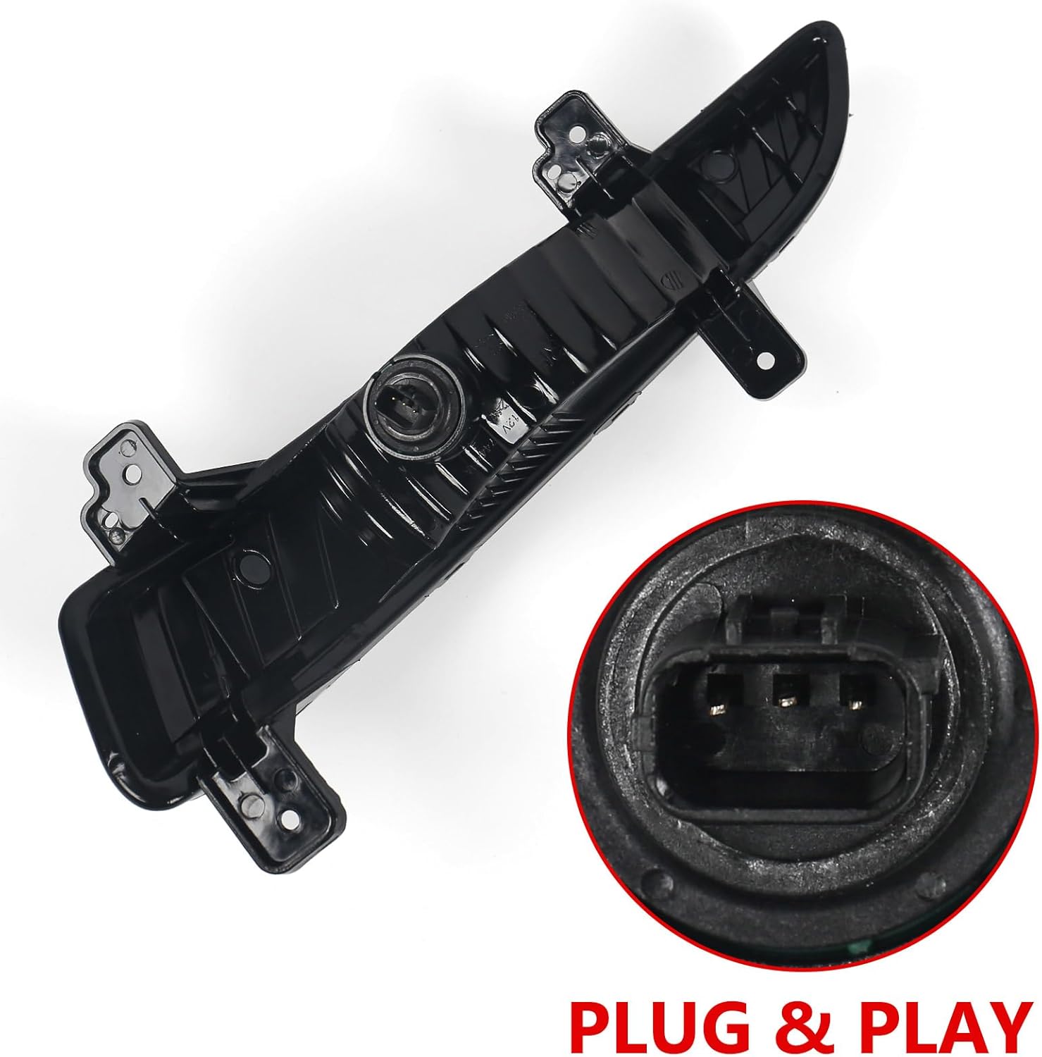 Huray Right Turn Signal Light for Chevy Traverse 2013-2017 Running Lights w/Bulbs RH Corner Light Driving Lamps Clear Lens Replacement for GM2531135 Passenger Side