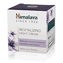 Himalaya Herbals Revitalizing Night Cream to Boosts Skin Oxygen, Removes Dullness, Dark Spots, Uneven Skin Tone, Replenishes Skin Moisture Overnight, Non-Oily Face Cream -50g