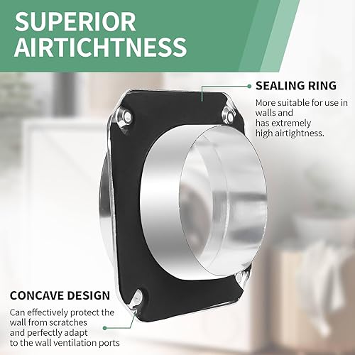 Miniatura 6 de DVC-180 Kit de conector de acoplamiento magnético de ventilación para secadora, fácil de limpiar, conector rápido que incluye un conducto de 3.3