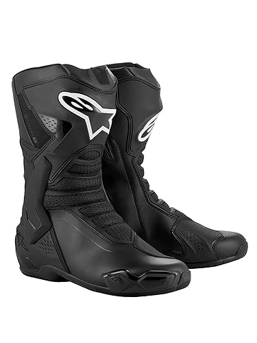 Alpinestars SMX-6 V3 Motorcycle Boots, High-Speed Protection & Comfort - CE Certified, Replaceable Toe Sliders, Enhanced Ankle Protection, Breathable & Lightweight Design
