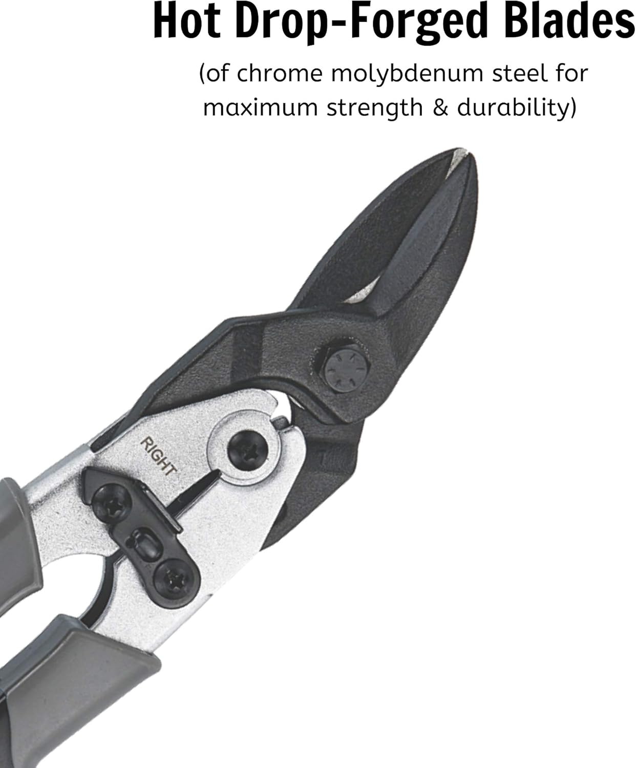 Teng Tools Aviation Tin Snips - Straight/Right Cut Regular Tin Cutting Shears - 491
