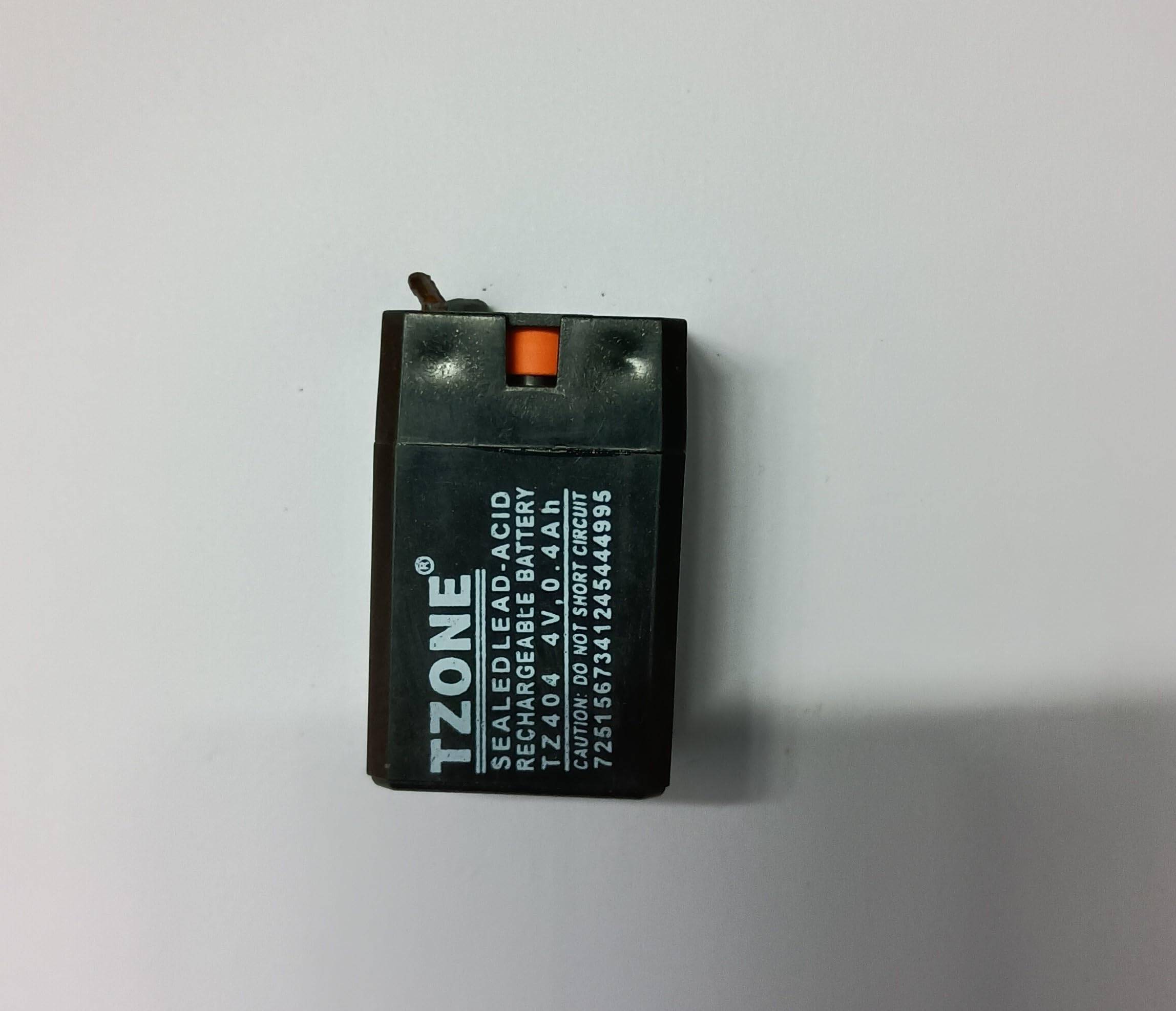 Sealed Lead Acid Rechargeable Battery 4V (Pack of 1) Select (0.4Ah, 0.5Ah, 1Ah, 1.5Ah, 2Ah) Ampere-Hour Size- (0.4Ah)