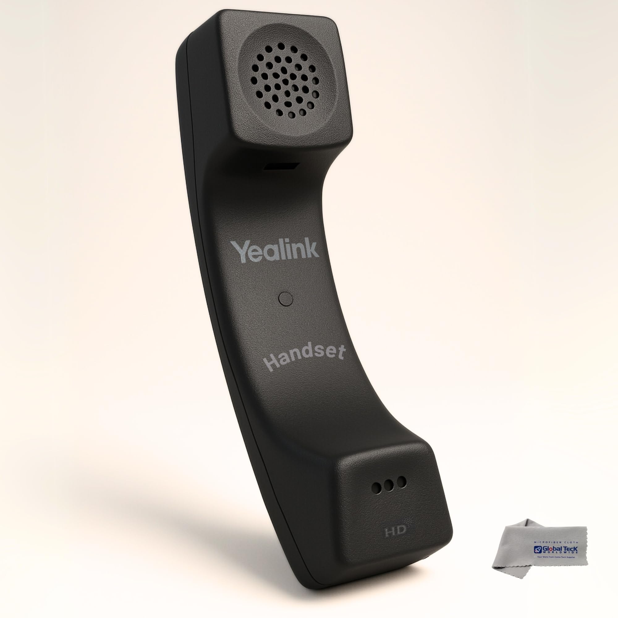 Yealink Replacement Handset Accessory for T46G, T46S, T46U, T48G, T49G, T48U, VP59 Office Desk Telephones and Microfiber Cleaning Cloth