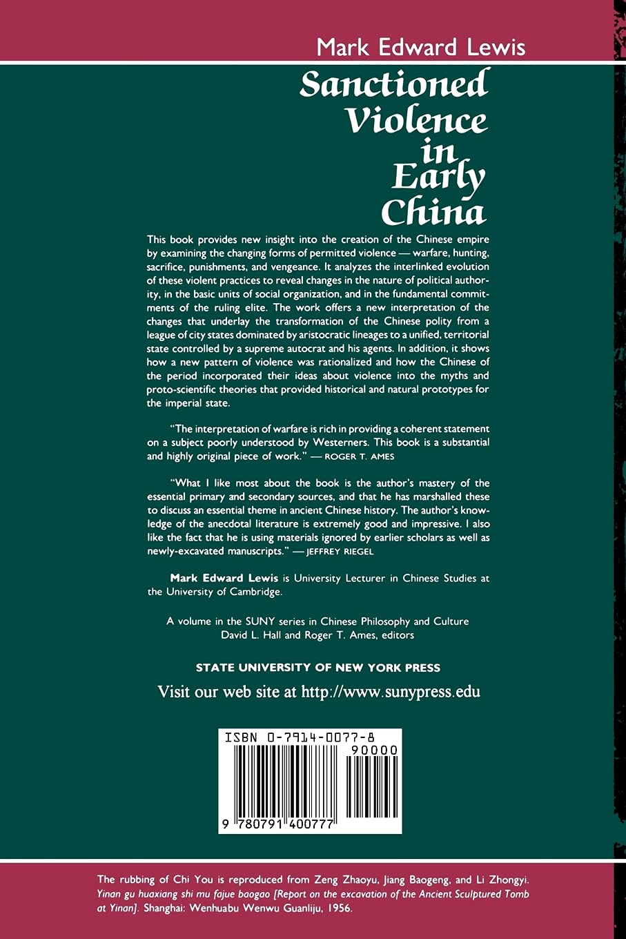 Sanctioned Violence in Early China (Chinese Philosophy Culture)