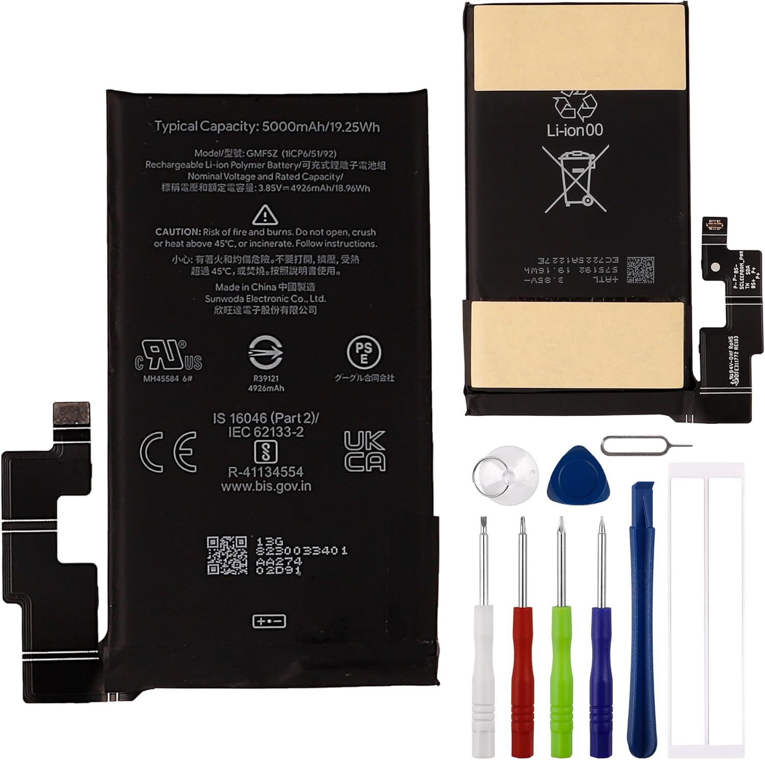 Replacement Battery GMF5Z Compatible with Google Pixel 7 Pro with Tools