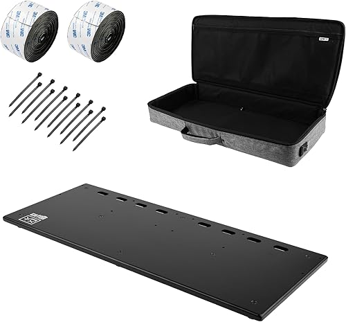 Vertex by Gator Tour Elite Series - Pedalera de 31 x 13 pulgadas con bolsa acolchada (GV-TE3113-GB)