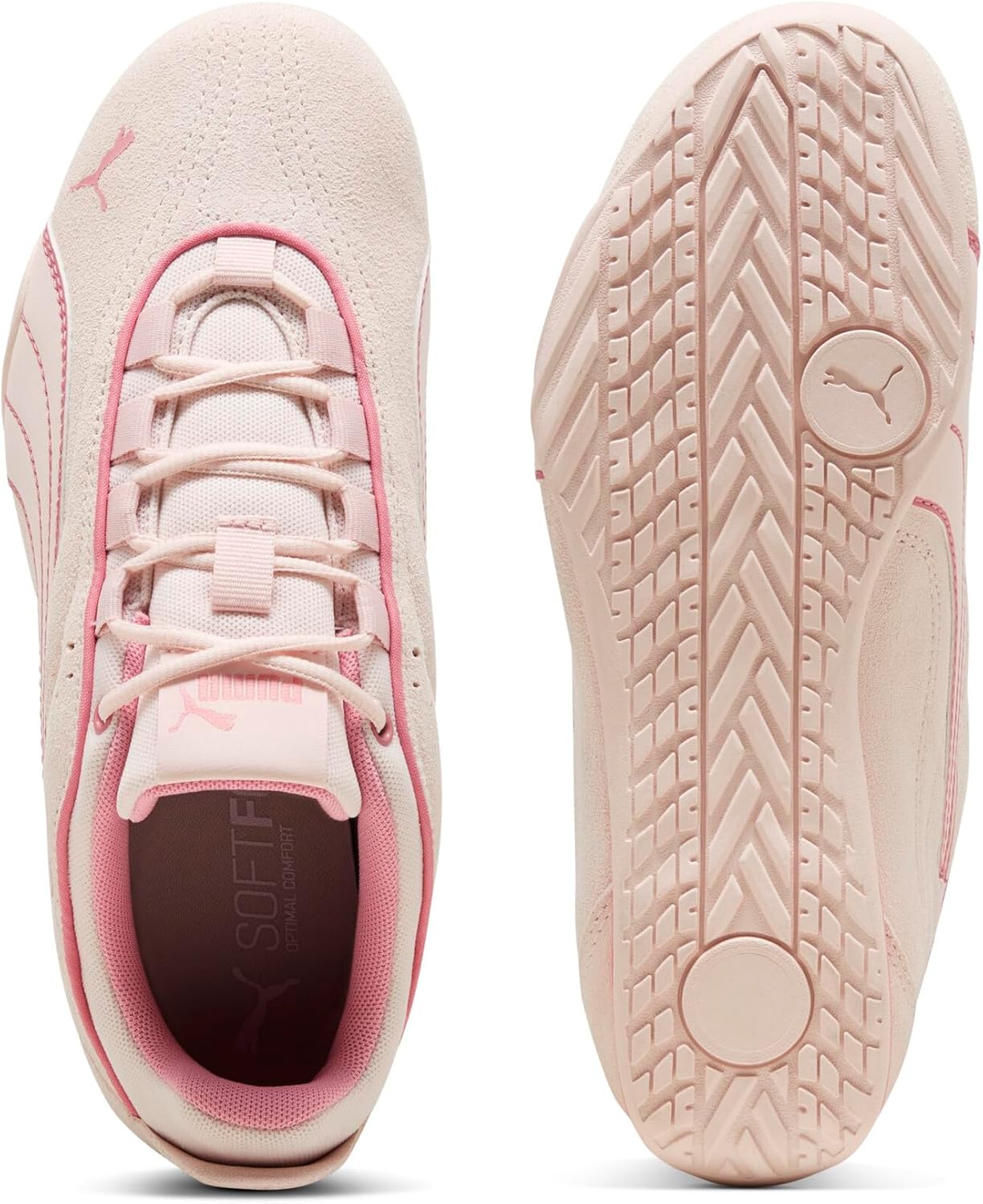 PUMA Womens Catch Soleil Sneakers Shoes Casual - Pink - Image 4