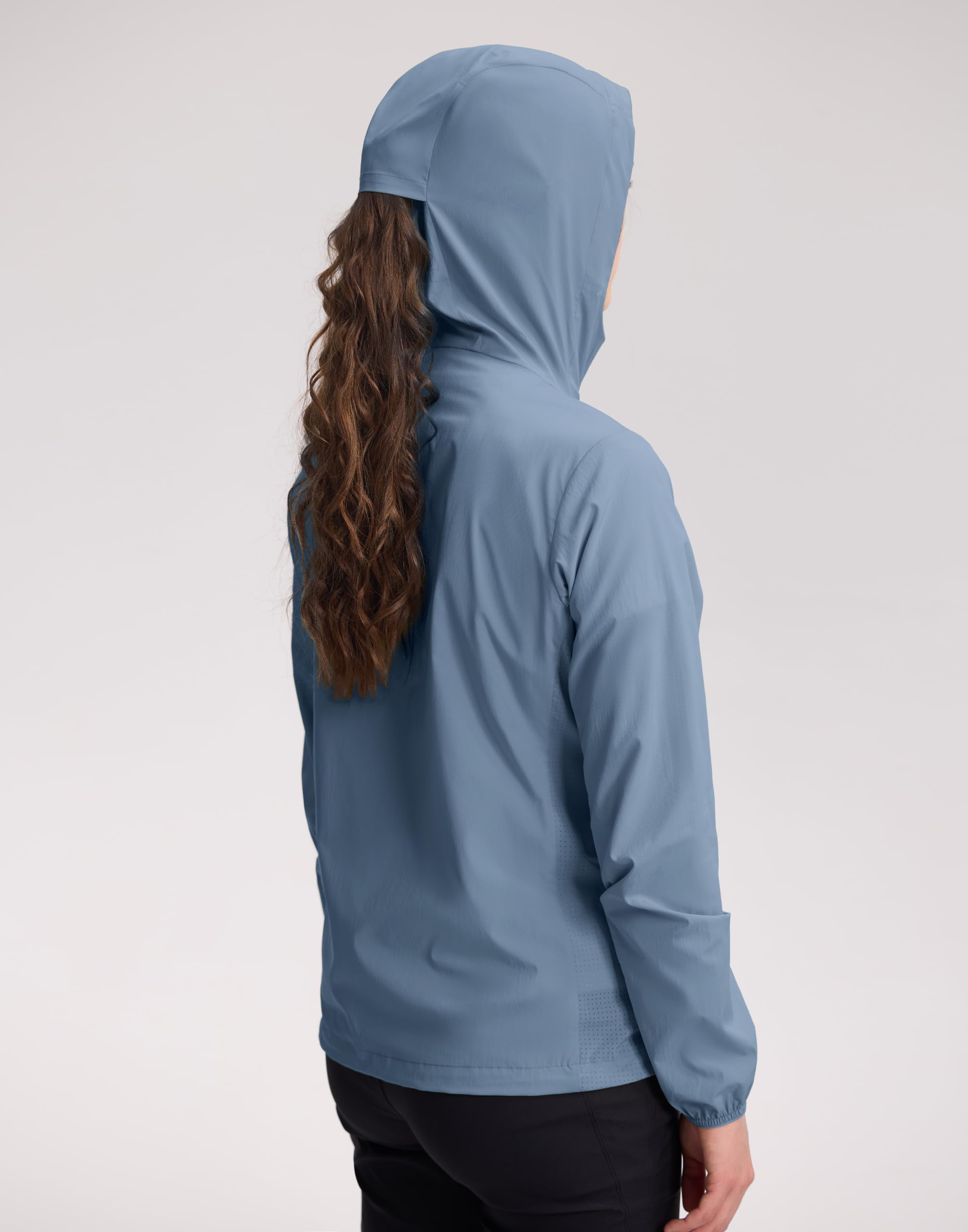 Pioneer Camp Windbreaker Damen Laufjacke Windjacke Leicht Wasserdicht Atmungsaktiven-UPF 100+ Sonnenschutz，Wasserabweisend Robust-Reisen, Laufen, Wandern