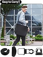 Vista 2 de EBANKU Kit de masaje para la parte superior del colchón, cojín ajustable para reposacabezas de masaje, almohada boca abajo con mesa de masaje