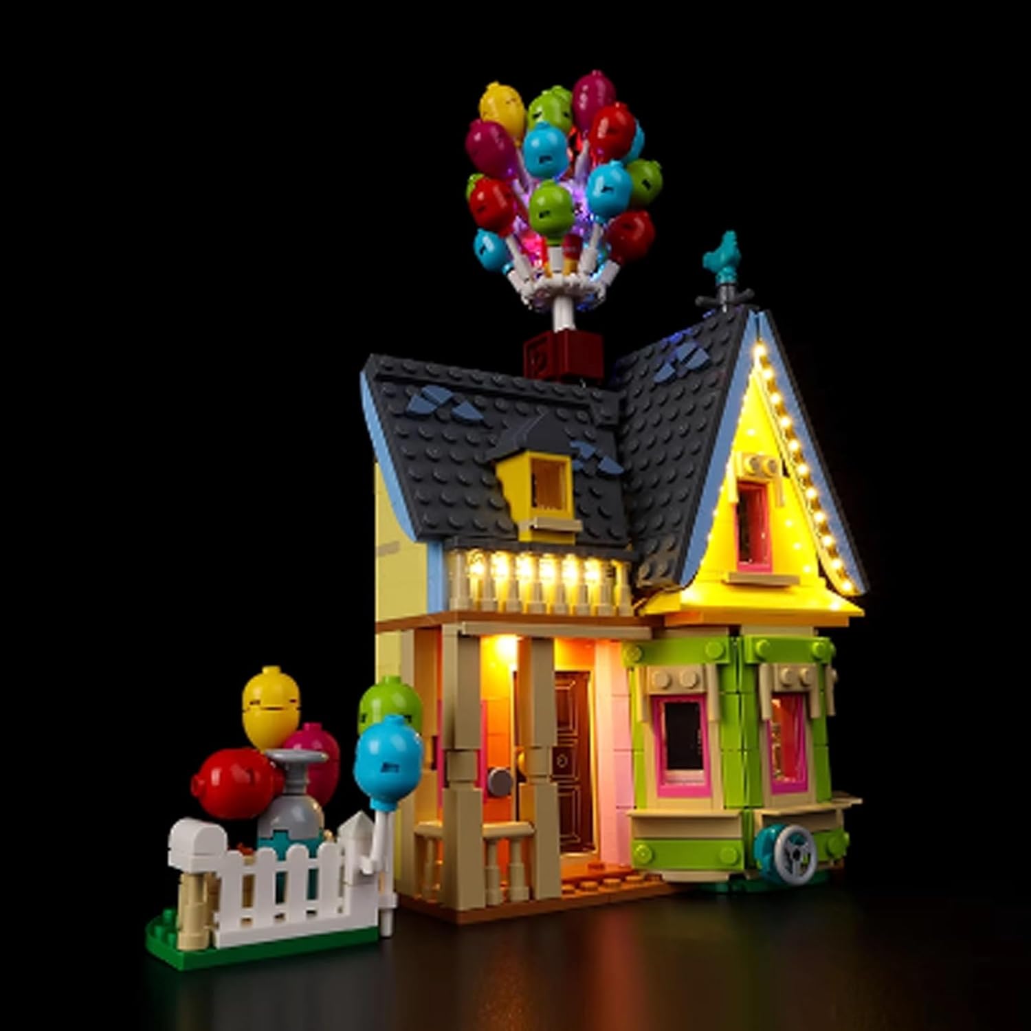 LED Lighting Kit Compatible with Lego 43217 Flying House Series LED Light Set (Model Kit Not Included - Lighting Components Only)