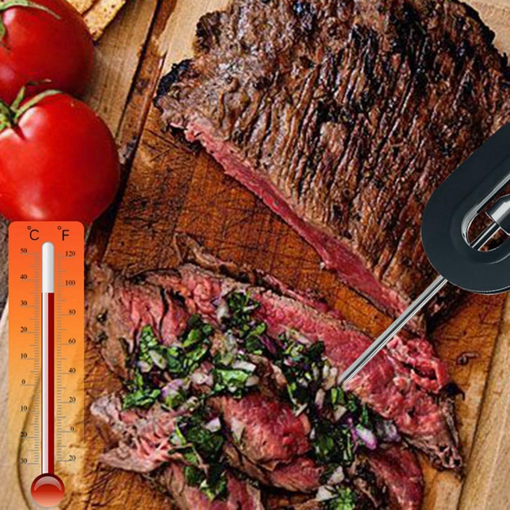 Termómetro de Barbacoa de Carne Remoto Inalámbrico WiFi Digital Recargable Inteligente para Ahumador de Parrilla de Horno