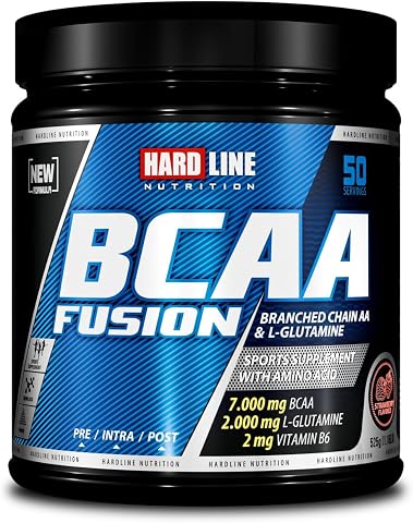 Hardline Nutrition BCAA FUSION ÇİLEK 525 gr 1 Paket(1 x 1 Adet)