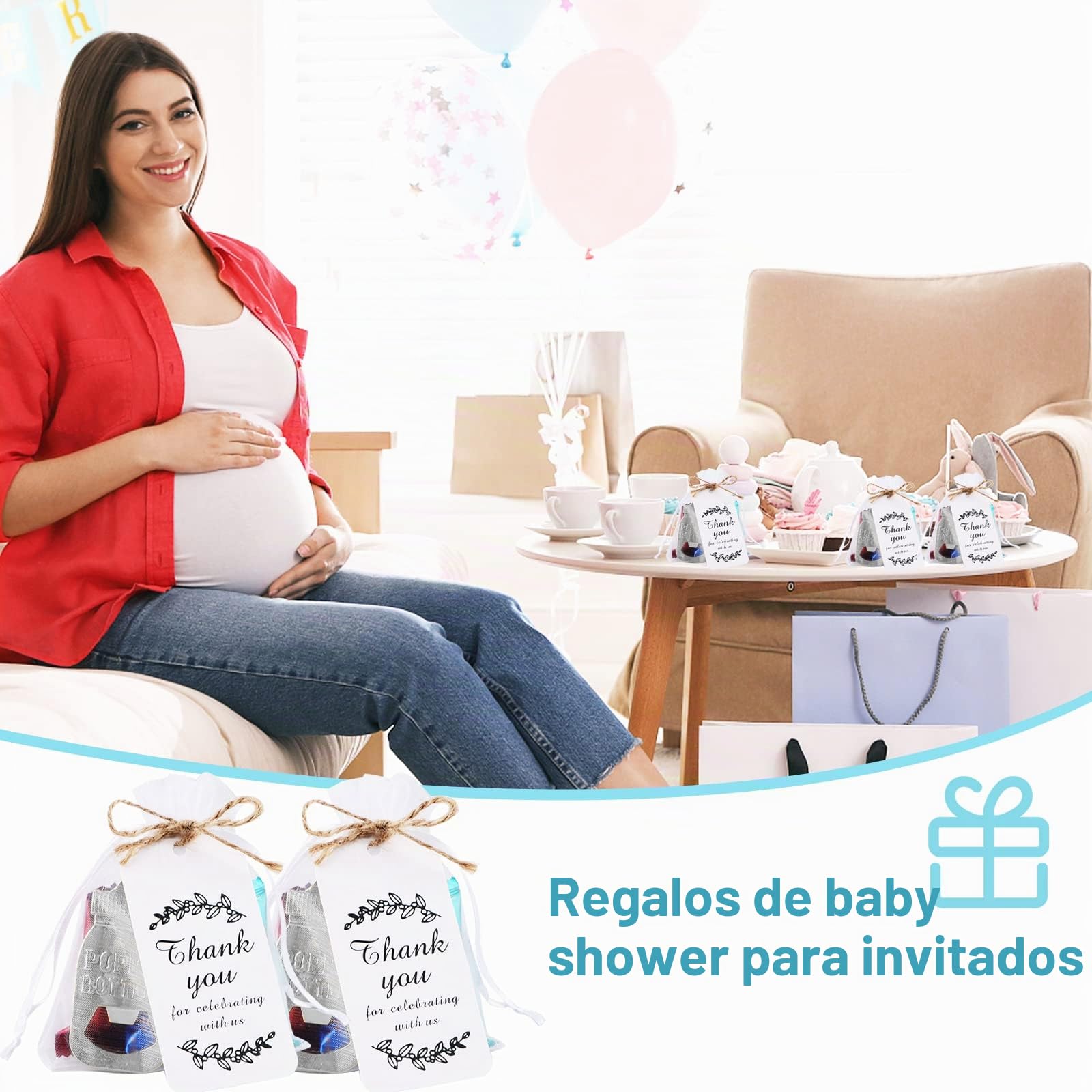 Abrebotellas Baby Shower Plateado 10 unidades Recuerdos Invitados