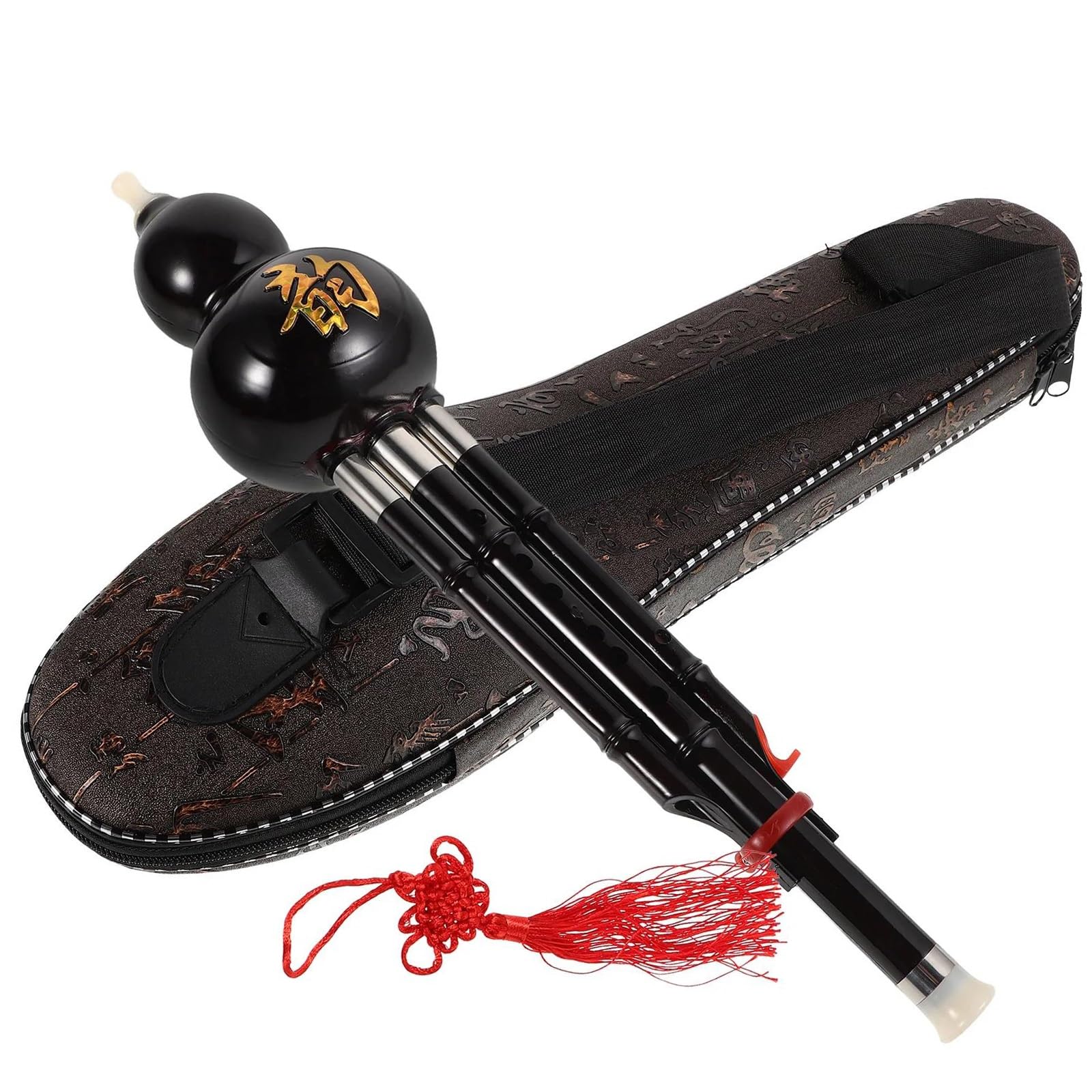 Tipo De Rendimiento Hulusi Instrumento Étnico De Seda De Calabaza Flauta De Cucurbitáceas Hulusi Clave C Para Adultos Fácil De Practicar