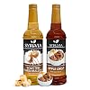 Syruvia Toasted Marshmallow & Apple Crisp Coffee Syrup - 25.4 fl oz Premium Coffee Flavoring Syrup. No Coloring, Kosher, and Gluten-Free. Perfect for Drinks, Sodas, Shakes, Desserts, More