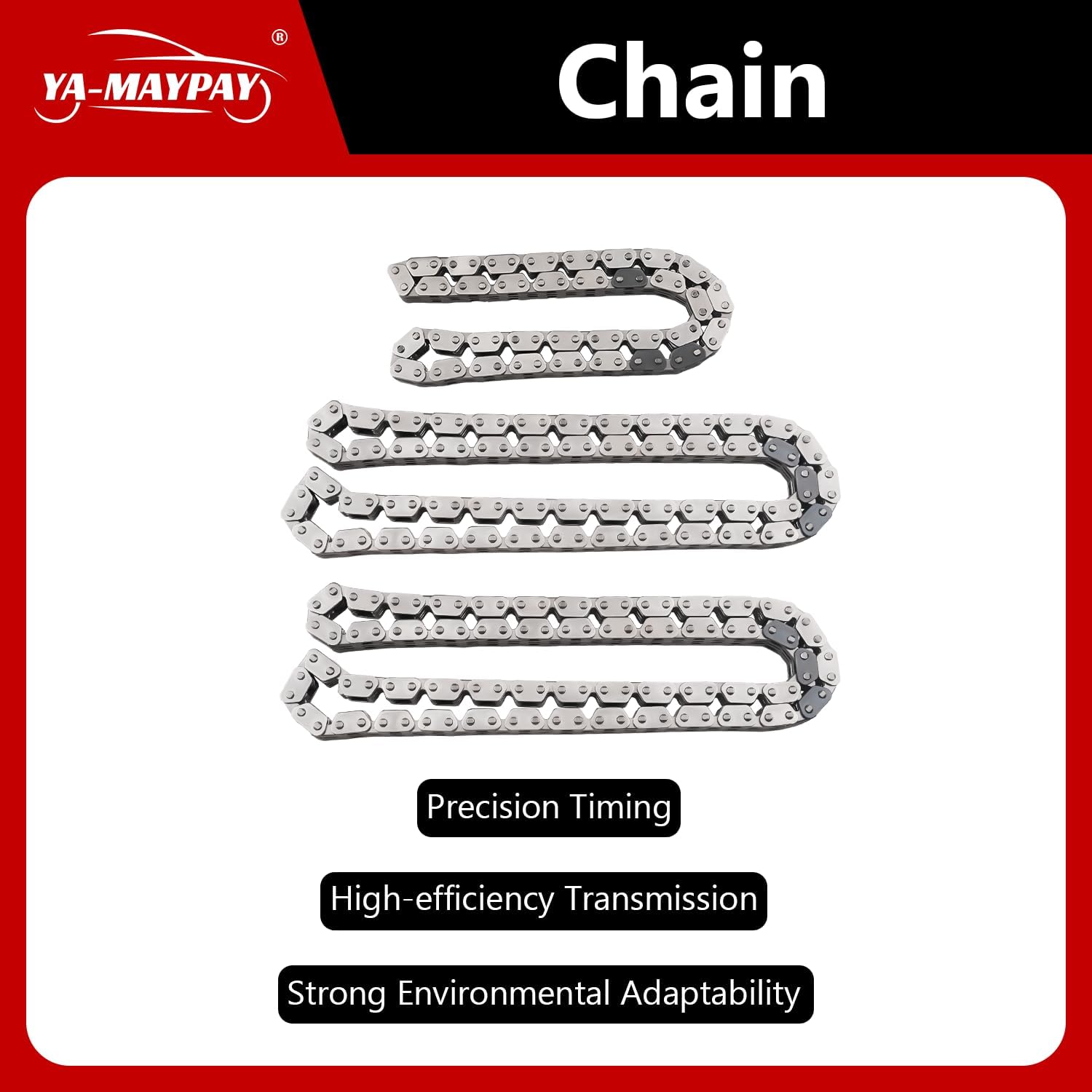 Engine Timing Chain Kit Compatible with Dodge Ram 1500 4.7L 2003-2006 - Fits Dakota, Durango, Grand Cherokee & Commander - Timing Set with Water Pump - OE#53020680, 5013867aa