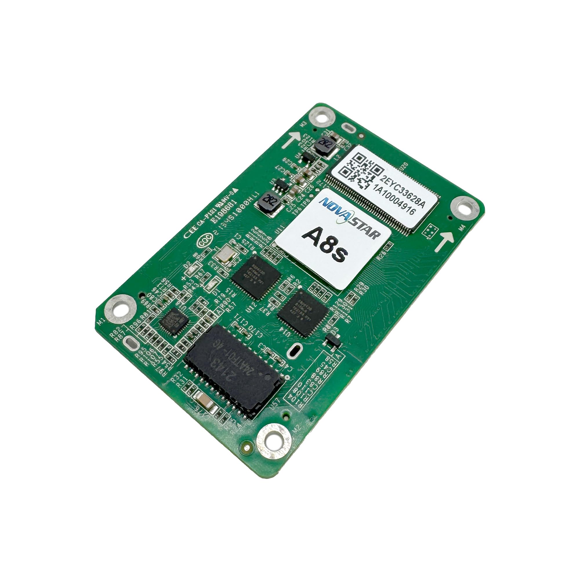 Novastar A8s LED Receiving Card – 512x384 Resolution, HDR10 & HLG, Low Latency, 3D, PWM & Regular IC Support – LED Display Controller for Outdoor/Indoor LED Screens – EMC Class B, RoHS