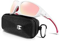 Vista 20 de Suoso Gafas de sol polarizadas deportivas para hombres: gafas de sol UV400 para mujeres, protección envolvente para pesca, conducción, TR90