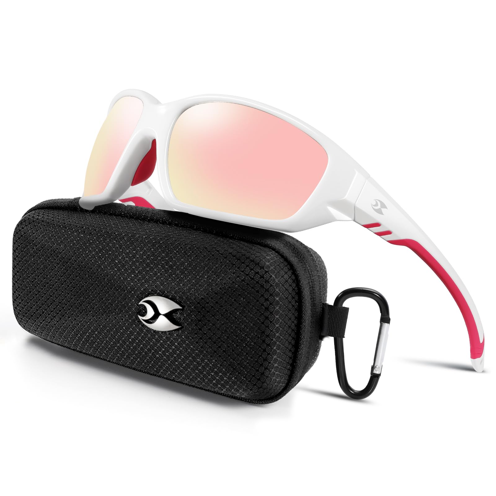 suoso Sports Polarized Sunglasses for Men: Womens UV400 Protection Sun Glasses Wrap Around Goggles for Fishing Driving TR90