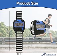 Vista 3 de Sportcount Contador de vueltas y temporizador - Temporizador de vueltas impermeable para natación, ciclismo, carrera y triatletas - Rastrea