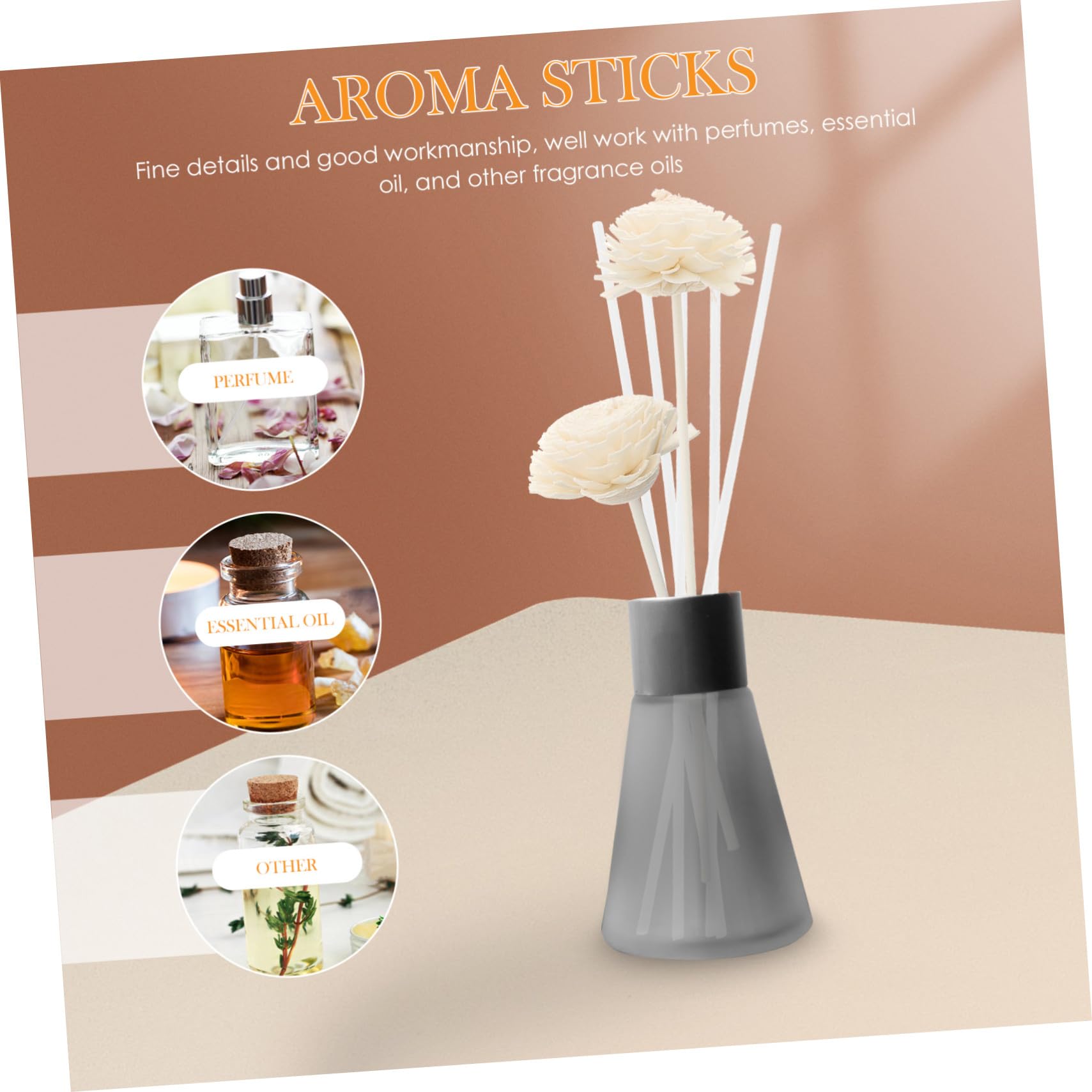 Aromatherapie Diffuser Sticks Selbstgemachte Duftstäbchen Für Raumdiffusoren Hochwertige Weiße Ausführung Für Schlafzimmer Küche Und Büro