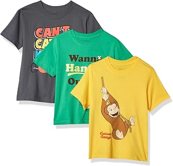 Curious George Boys Boys Assorted T-Shirt 3-Pack No 1
