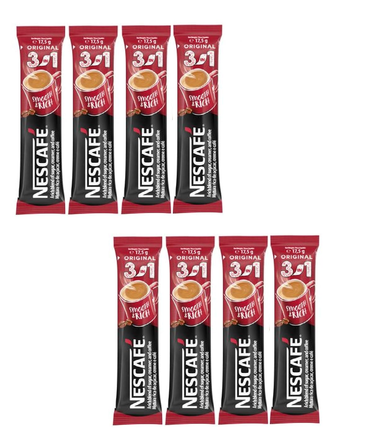 Nescafae Original 3 in 1 Instant Coffee Mix, Instant Coffee Sachets, 3 in 1 Instant Coffee Sachets (Pack Of 8 x 17.5g) (B0D4VK33YS) Amazon Price History, Amazon Price Tracker