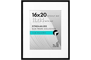 Americanflat 16x20 Black Poster Frame: Premium Framing for Precious Memories