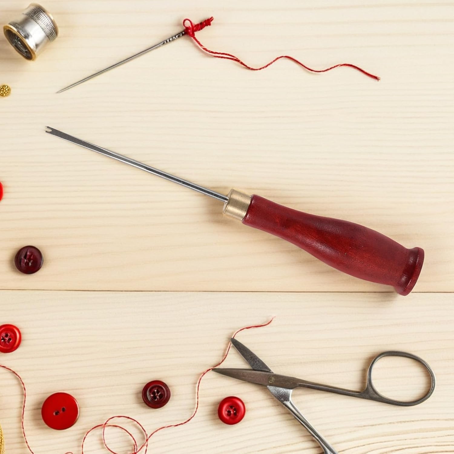 DIY Cotton Filler Wooden Handle Tool for Plush Toy Craft Sewing