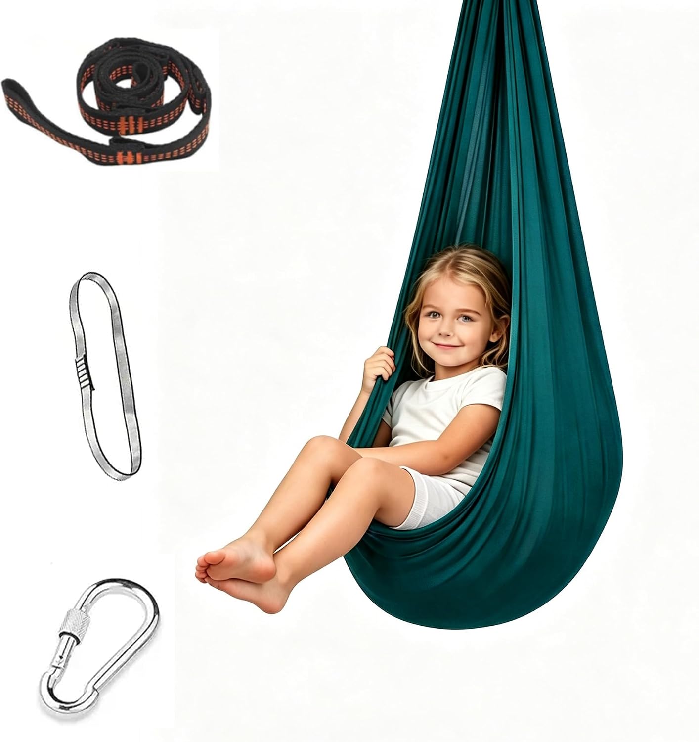 Nsowyond Aerial Yoga Hängematte Grün 150x280cm