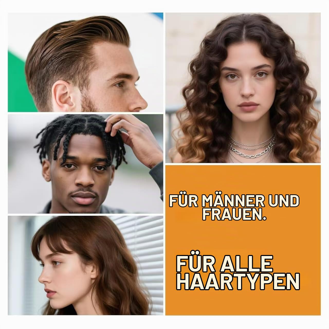 Snidin Haarwuchsspray, Spray gegen Haarausfall für stärkeres und volleres Haar, natürliches Haarverdichtungsserum für trockenes und geschädigtes Haar, fördert dickeres, natürliches Haar,2PCS