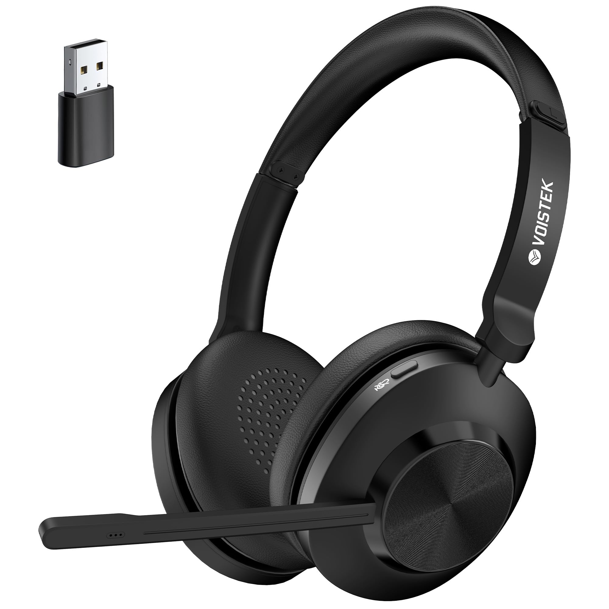 Amazon.co.jp: Voistek 業務用 ワイヤレスヘッドセット Bluetooth5.3