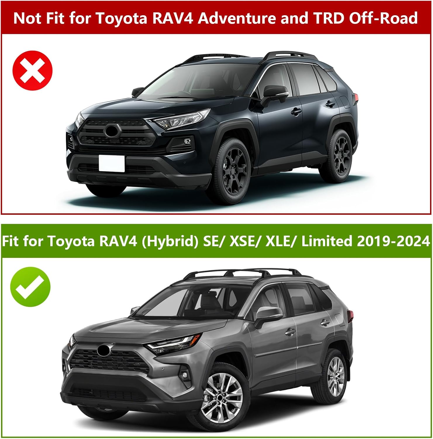 Hood Deflector Bug Shield Deflector for Toyota RAV4 (Hybrid) SE/XSE/XLE/Limited 2019 2020 2021 2022 2023 2024 Hood Guard Protector Cover Trim Glossy Black