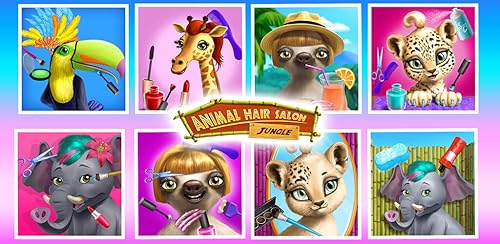 Jungle Animal Hair Salon - Makeup, Fashion & Styling Game for Kids