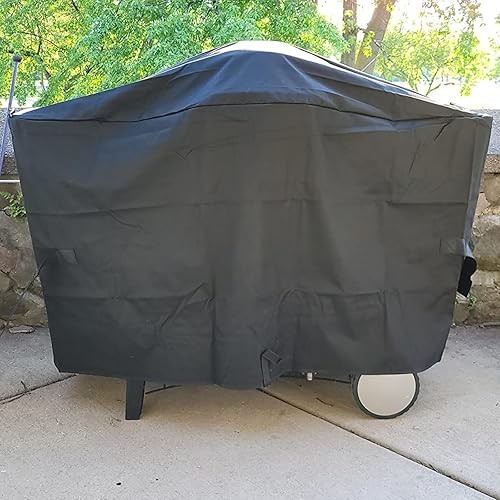 Vista 51 de Cubierta para parrilla Weber SmokeFire EPX6 de 65 pulgadas para parrilla de pellets de leña, resistente al agua, para exteriores, accesorios