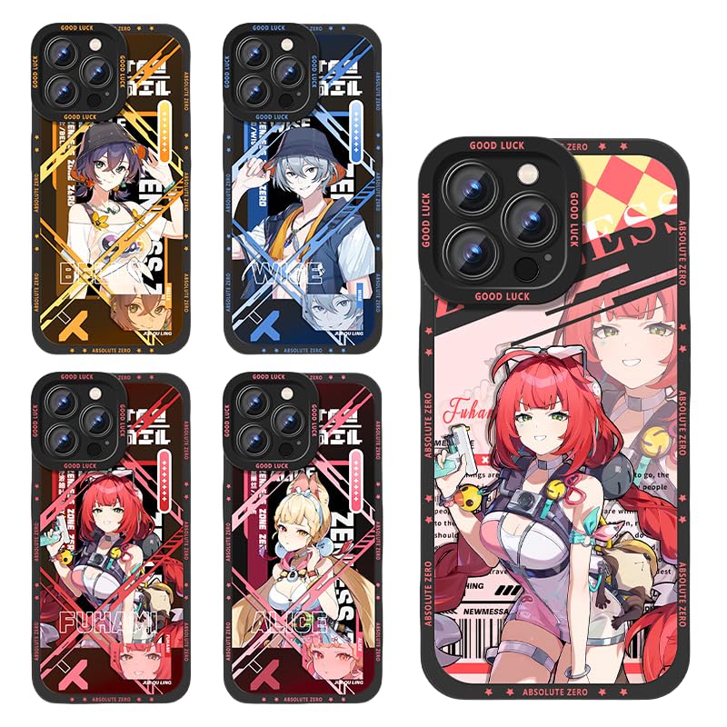 Amazon.co.jp: ゼンゼロ スマホケース アリス 浮波柚葉 リン アキラ