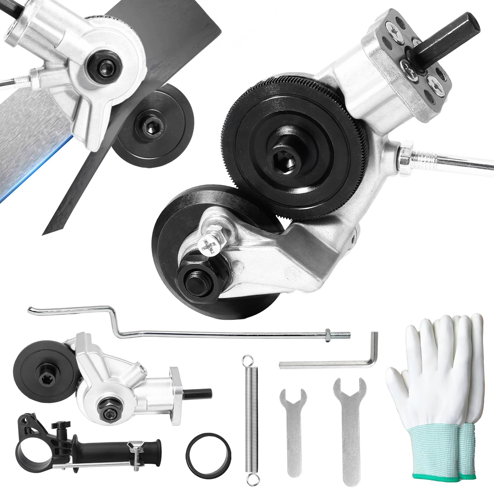 Herramienta de corte de chapa resistente - Adaptador profesional de corte de metal para aluminio, acero, cobre, hierro, chapa galvanizada - Accesorio de corte de metal duradero con acabado