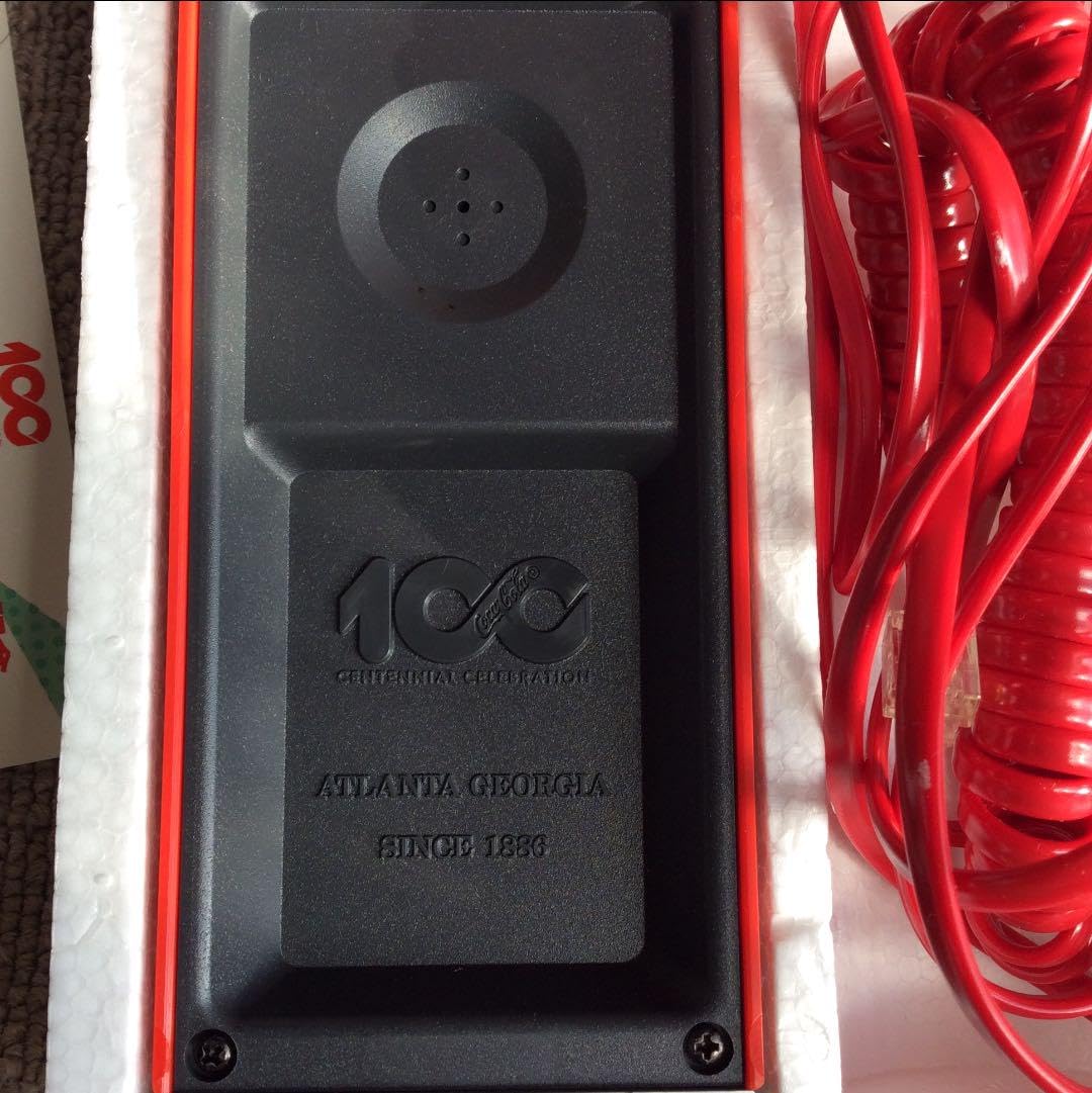 Amazon.co.jp: デッドストック コカコーラ100周年記念 缶型電話機 箱付 