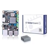 Tinker Board S RK3288 SoC Single Board Computer 1.8GHz Quad Core CPU, 600MHz Mali-T764 GPU, 2GB LPDDR3 RAM 16GB eMMC Motherboard with Accessories
