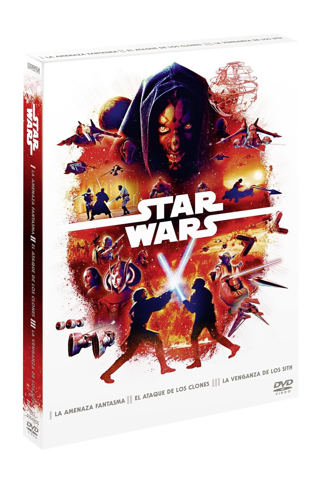 Star Wars Episodios 1-3 DVD Ediciones Remasterizadas Sin Cortes de Streaming
