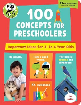PBS Kids 100 Concepts for Preschoolers, 8 Important Ideas for 3-4 Year-Olds