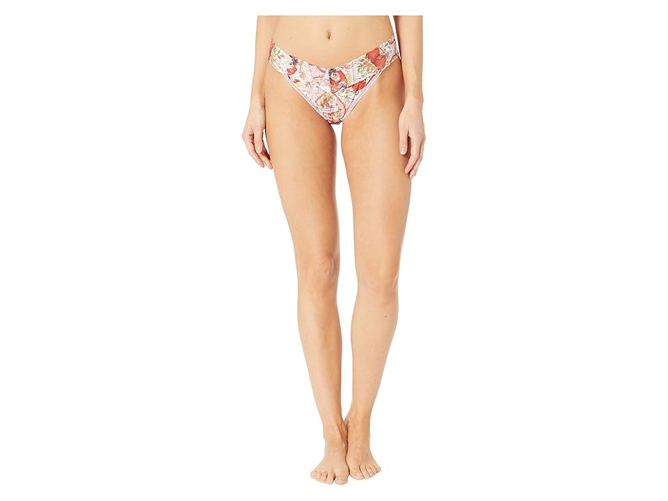 

Hanky Panky Vintage Valentine Original Rise Thong (Pink Multi) Women's Underwear