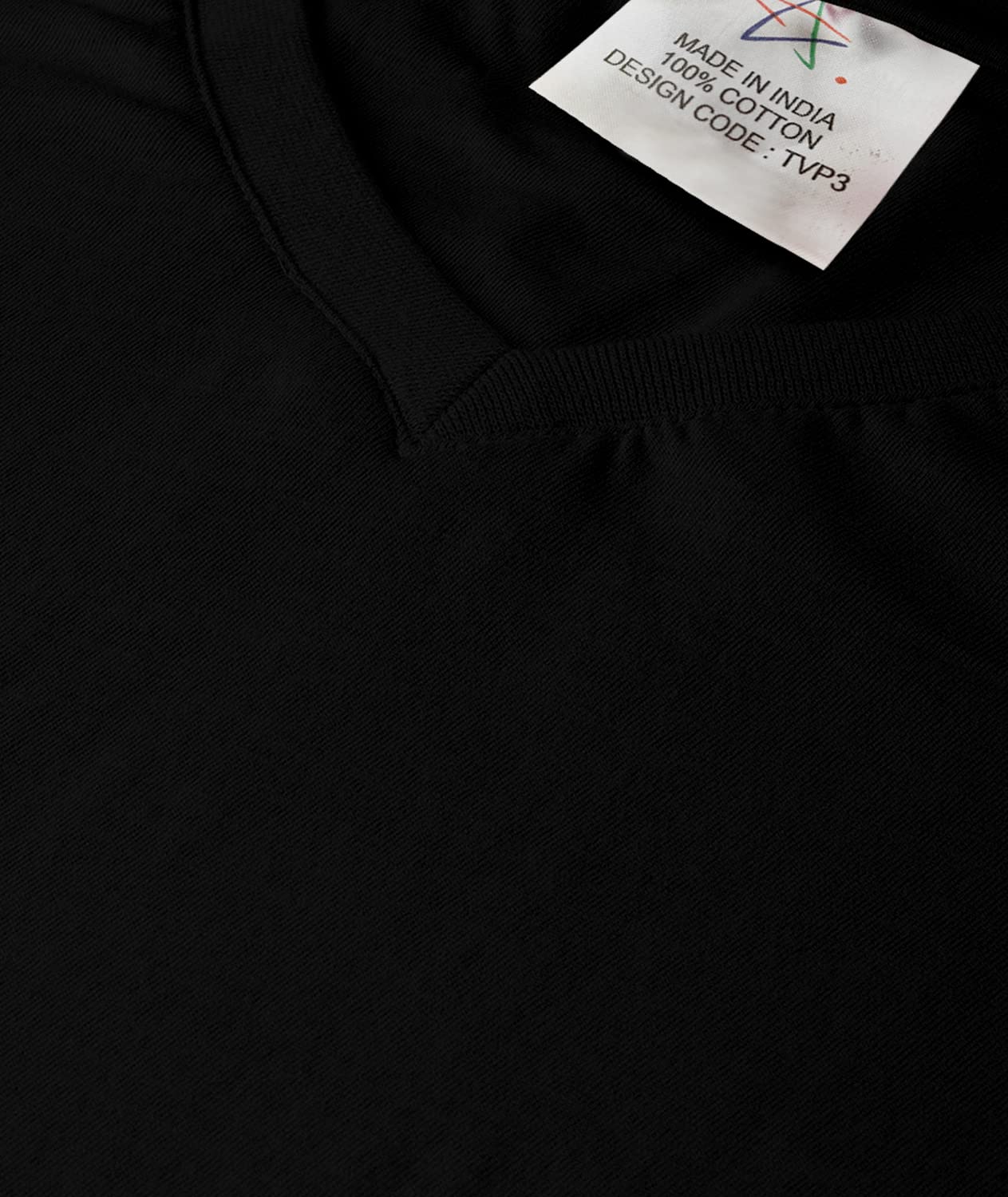 TVP Fashions Premium Plain Men V Neck Full Sleeves Festive,Offer,Discount,Sale,Limited Edition, Trendy, Trending Tees and Tshirts. (Black_X-Small) 4