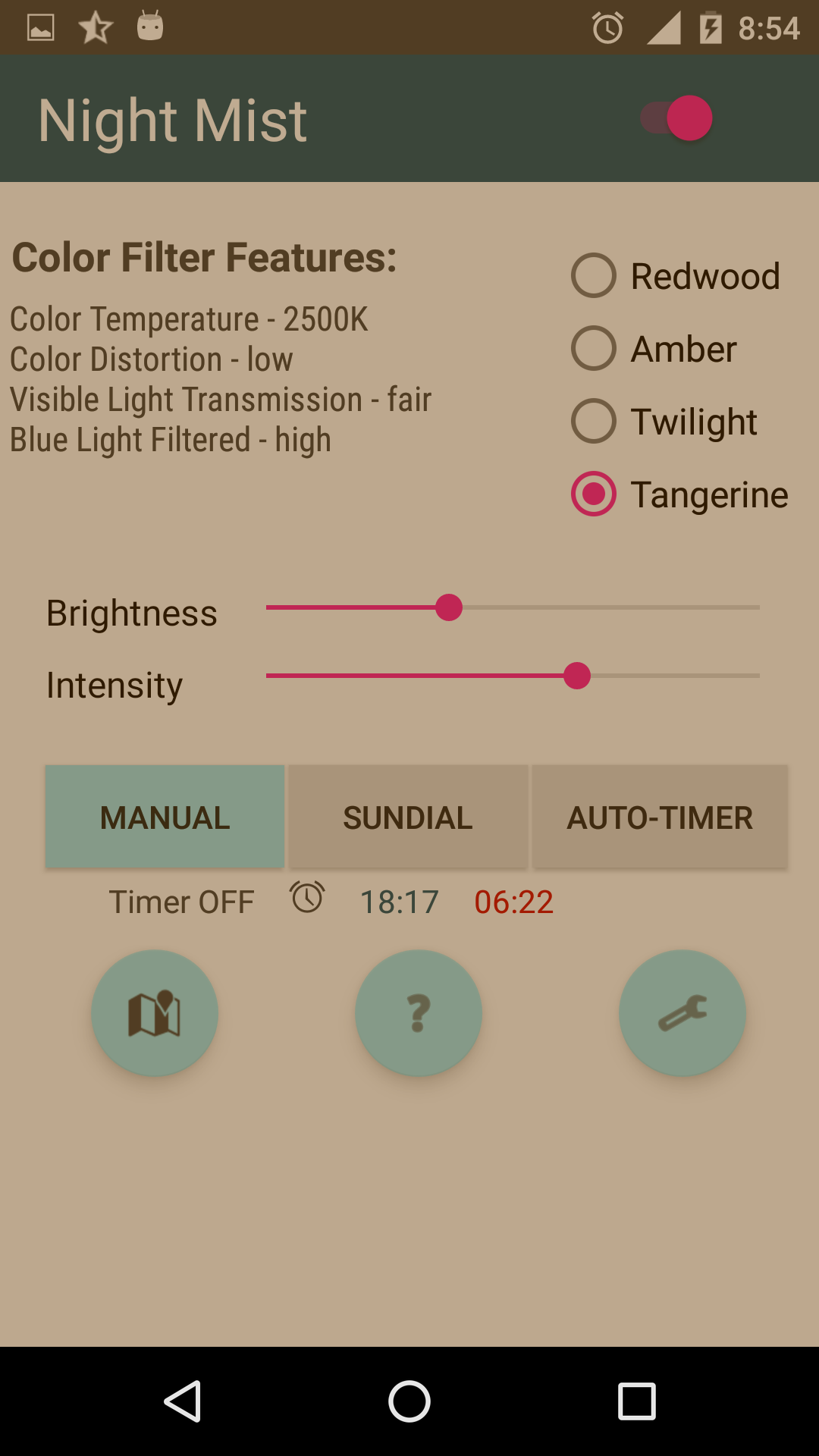 Night Mist Blue Light for Android