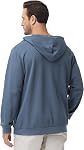 Men’s Hooded Sweatshirt – Lightweight Cotton Pullover Hoodie, Solid Color Long Sleeve for Casual and Layering