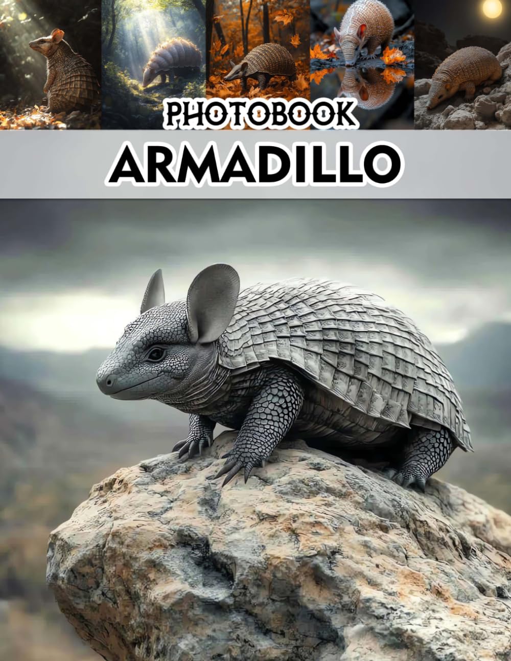 Armadillo Photobook: A Book Showcasing Unique Armored Creatures in Various Habitats for Wildlife Enthusiasts
