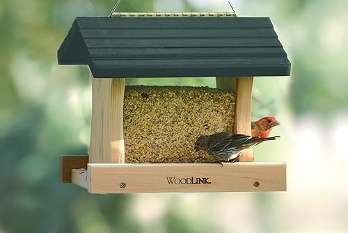 Miniatura 3 de Woodlink GGRF - Comedero de techo de jardín de cedro, pequeño, color verde