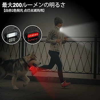 Amazon.co.jp: ランニングライト LEDクリップライト USB 充電式