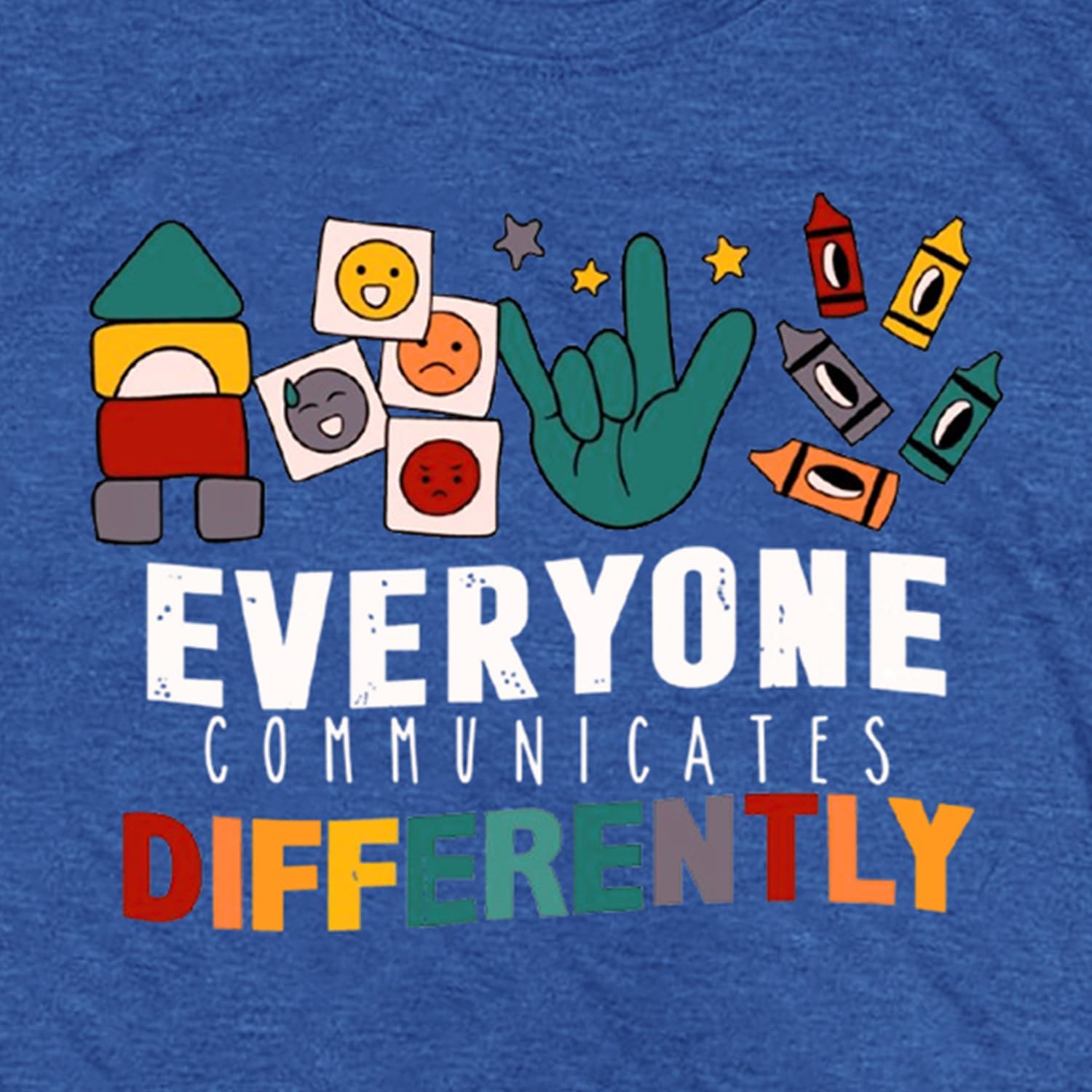 Womens Autism Awareness Shirt Autism Acceptance Tshirt Mental Health Special Education Tee Tops - Image 6