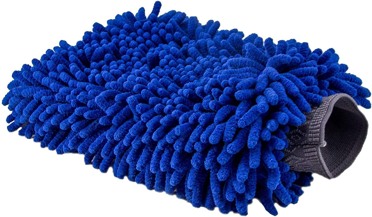 Relentless Drive Car Wash Mitt - Works as Car Wash Sponge - Microfiber Mitt Scratch Free, Ultra Absorbent Microfiber Sponge for Trucks, SUVs, Boats & Motorcycles (Extra Large)